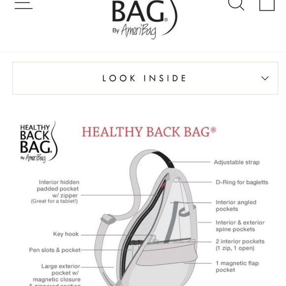 American Bag Sling Crossbody Travel Bag - Picture 9 of 10